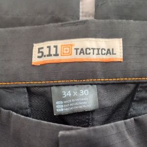 5.11 34x30 Fast Tac Black Pants
